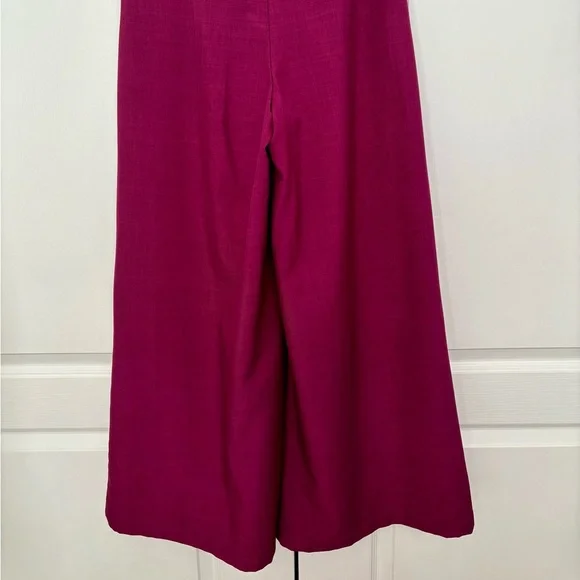 Flying Tomato Magenta Palazzo Pants | Size Small | High Rise Wide Leg - Picture 6 of 10